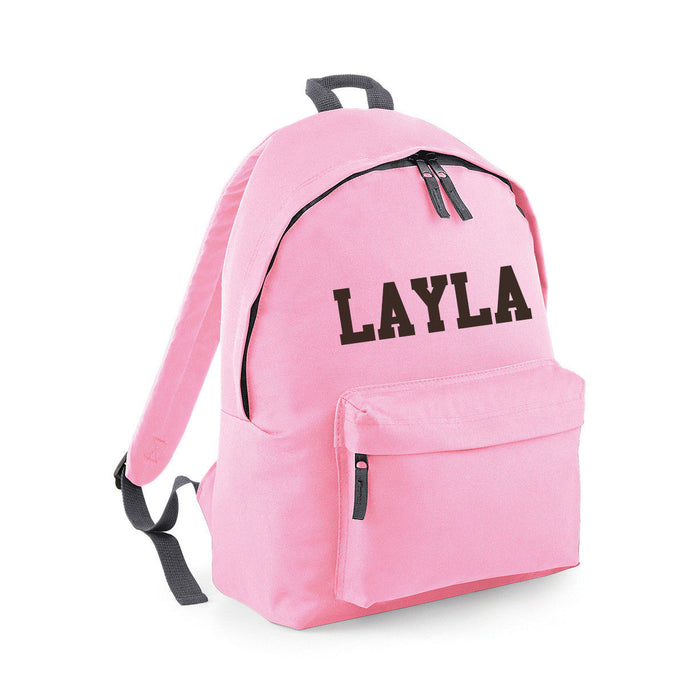 Personalised Custom Customised Name Boys / Girls School Bag Rucksack Backpack