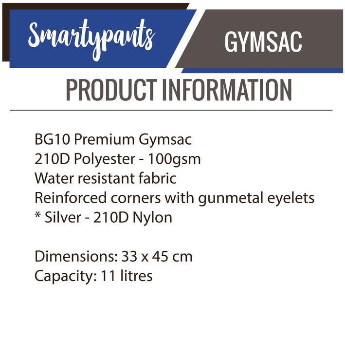 Personalised Football Gymbag - Cool Kids Boys - Gift Present Birthday