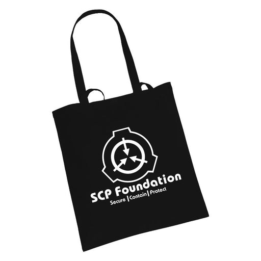 " SCP Foundation " Fan SCP Wiki Logo Company creepypasta Inspired Tote Bag