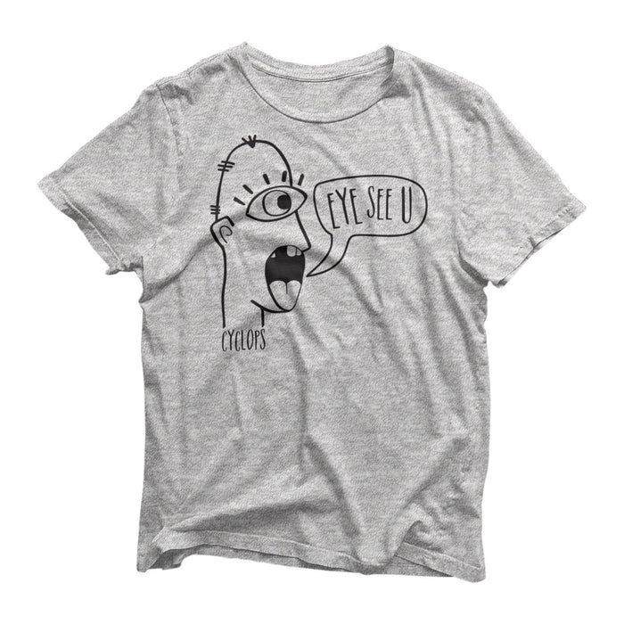 Cyclops Sketched Street Art Inspired Halloween Mens Womens T-Shirt