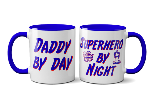 "Daddy By Day, Superhero By Night" Cute Father's Day Mug, The Perfect Present