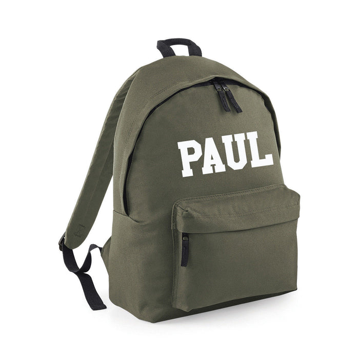 Personalised Custom Customised Name Boys / Girls School Bag Rucksack Backpack