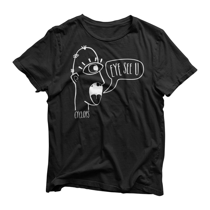 Cyclops Sketched Street Art Inspired Halloween Mens Womens T-Shirt