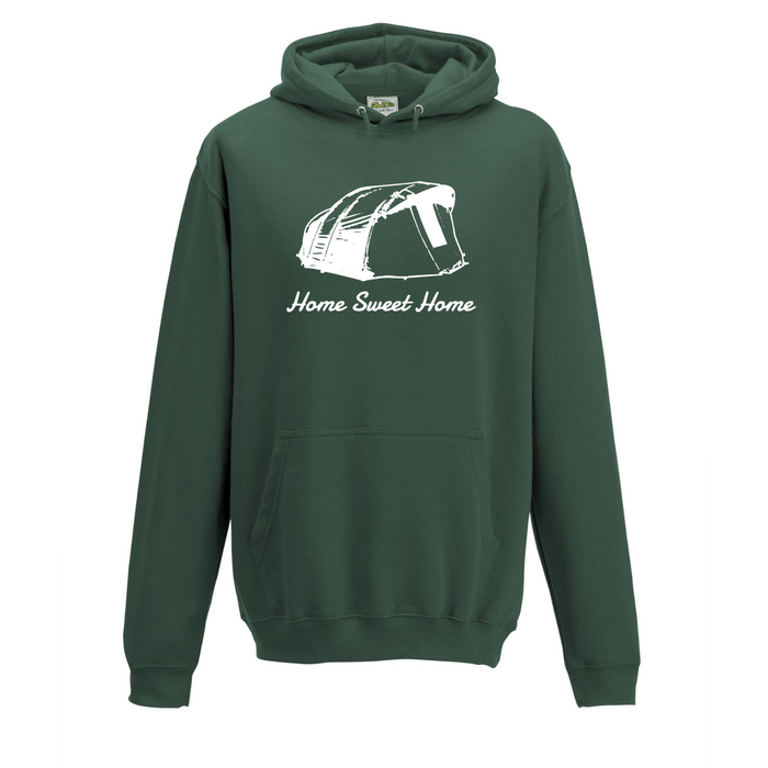 Home Sweet Home Bivvy Tent Fishing Angler Fisherman Funny Gift Hoodie S-2XL