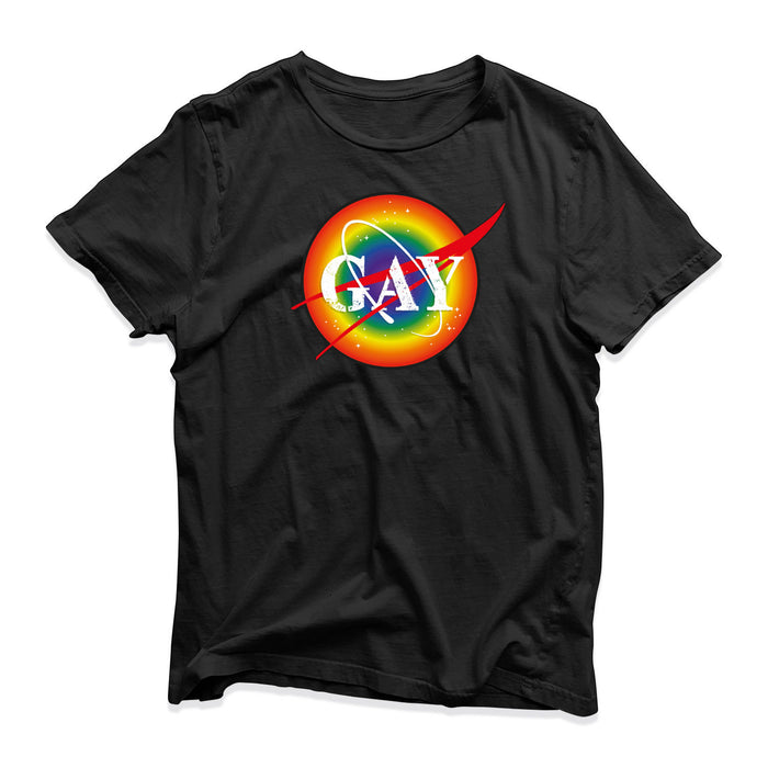 LGBT Gay Pride T-Shirt - Pride Proud - NASA Rainbow Top Birthday Present Gift