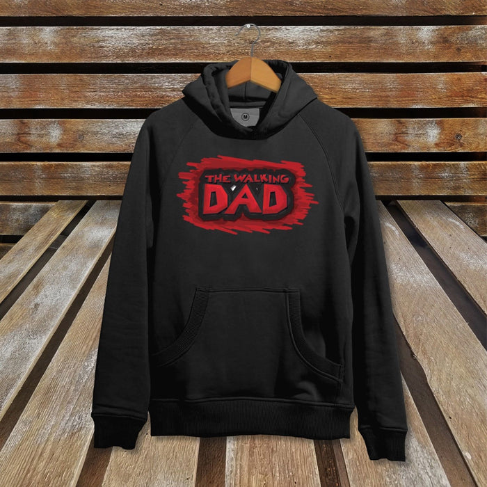 The Walking Dad - The Walking Dead Parody Black Hoodie TV Show Video Game Jumper