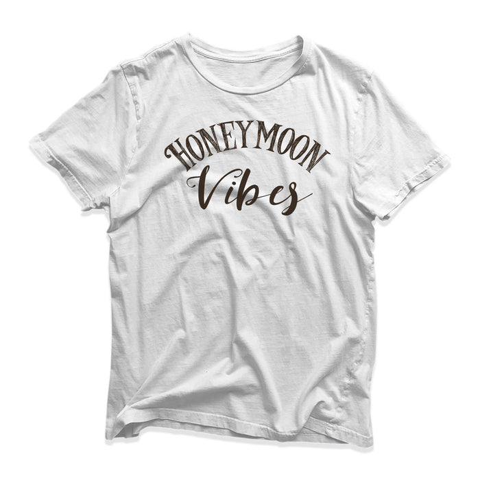 Honeymoon Vibes T-Shirt - Cute Couple Husband Wife Holiday Matching Wedding Gift