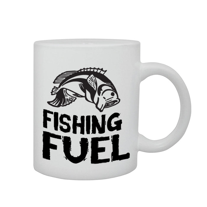 Fishing Fuel Angler Fisherman Fish Hobby Gift Graphic Printed Mug