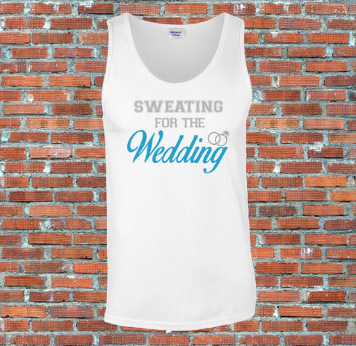 Sweating for the Wedding Men Womens Workout Gym Exercise Tank Top Vest S-2XL
