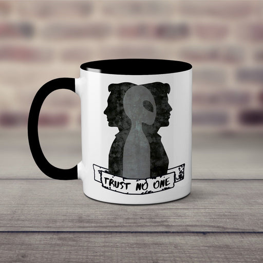 Trust No One - X-Files TV Inspired Mulder Scully Aliens Printed Mug Coffee Cup
