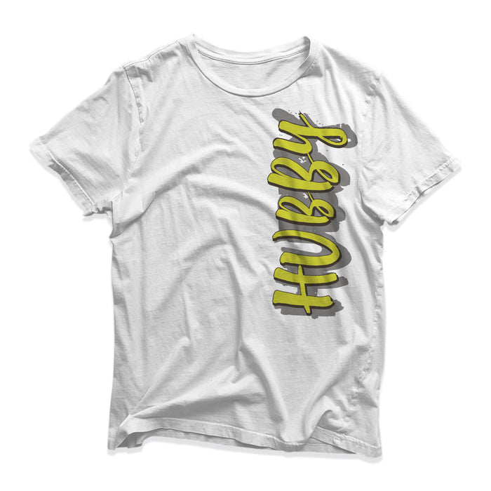 Cool Hubby & Wifey Husband Wife Novelty White Fashionable T-Shirt Honeymoon Top