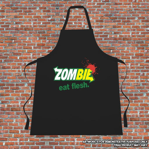 "Zombie Eat Fresh" Apron. Cooking. Kitchen.Subway