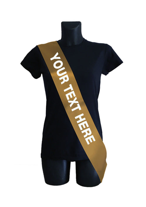 Personalised Sash (Hen Party / Do / 18th / 21st Birthday) Custom UK Printed