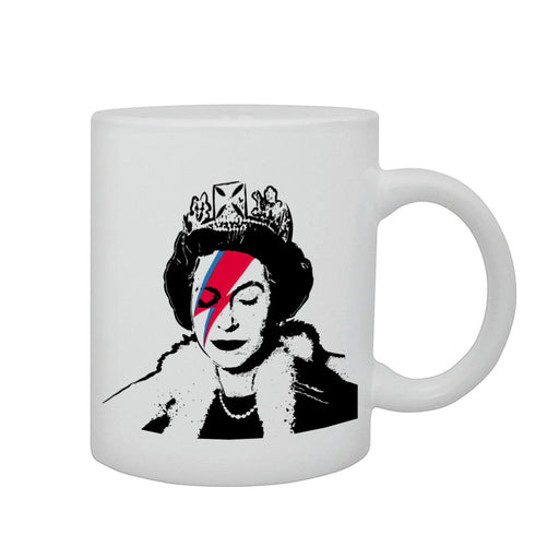 Banksy Queen Rebel Bowie Graffiti Modern Art Graphic Printed Mug