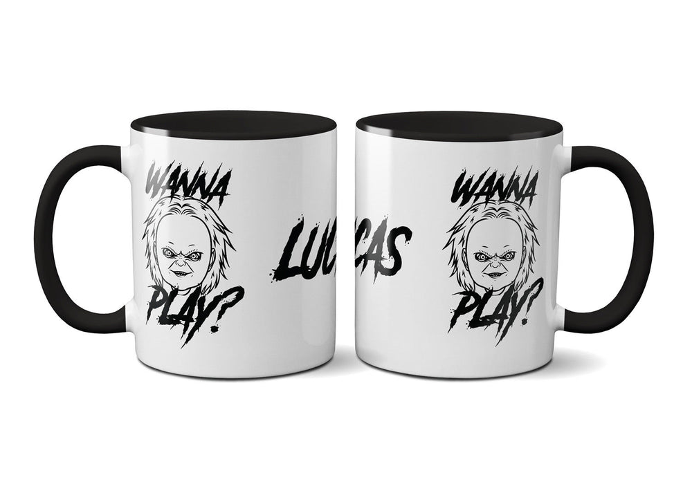 Personalised Chucky Mug - Halloween Creepy Doll - TV Movie Scary Horror Ghost