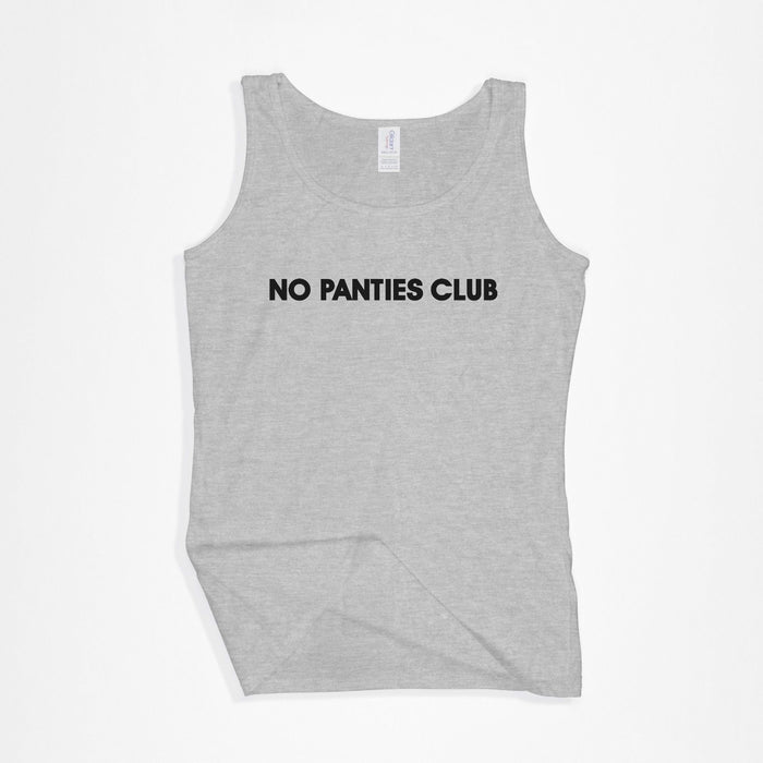 No Panties Club Vest Top - Funny Naughty Novelty