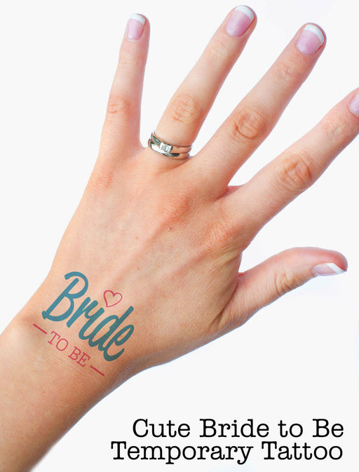 Bride to Be Cute Hen Do Premium Temporary Tattoos Choose your Quantity
