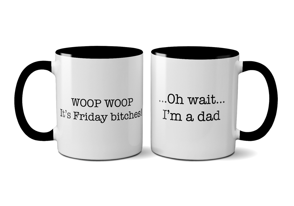Novelty Funny "It's Friday" Father's Day Mug / Coffee Cup, Perfect Gift Present