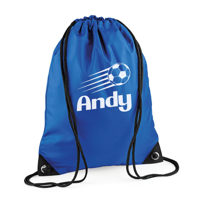 Personalised Football Gymbag - Cool Kids Boys - Gift Present Birthday