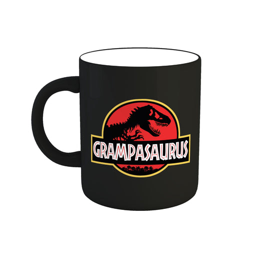 Grampasaurus  Jurassic Park Style Fathers Day Dinosaur Gift Inspired Ceramic Mug