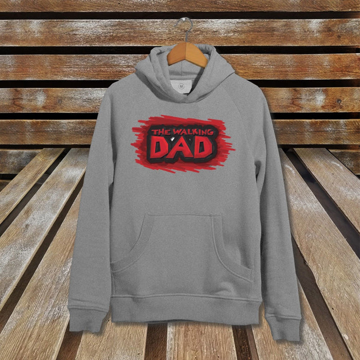 The Walking Dad Grey Hoodie - The Walking Dead Parody TV Show Video Game Jumper