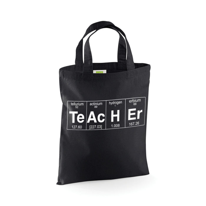 Te. Ac. H. Er. Teacher Periodic Table End of Year Gift Mini Tote Bag