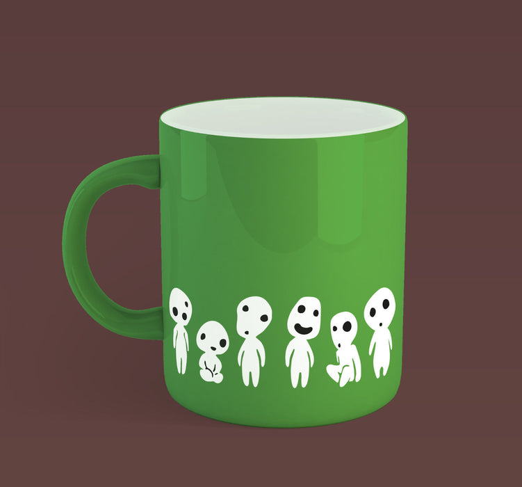Kodama forest spirit Studio Ghibli Anime Animation Inspired Ceramic Cup Mug