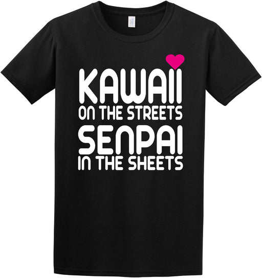 Kawaii on the streets, Senpai in the Sheets Cute Anime Japanese Inspired T-shirt