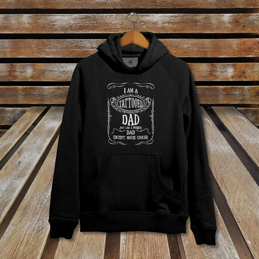 Tattooed Dad Just Like A Normal Dad Except Much Cooler Cool Father's Day Hoodie
