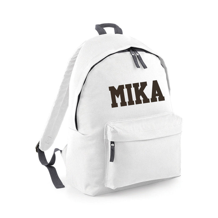 Personalised Custom Customised Name Boys / Girls School Bag Rucksack Backpack