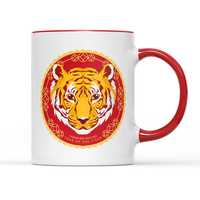 Tiger Face Mug - Happy Chinese New Year 2022 Year Of Tiger Zodiac Lunar Gift