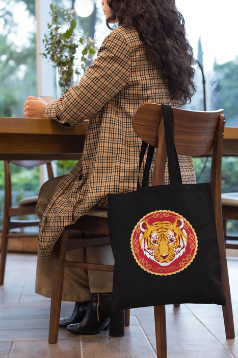 Tiger Face Tote Bag - Happy Chinese New Year 2022 Zodiac Lunar Inspired Gifts