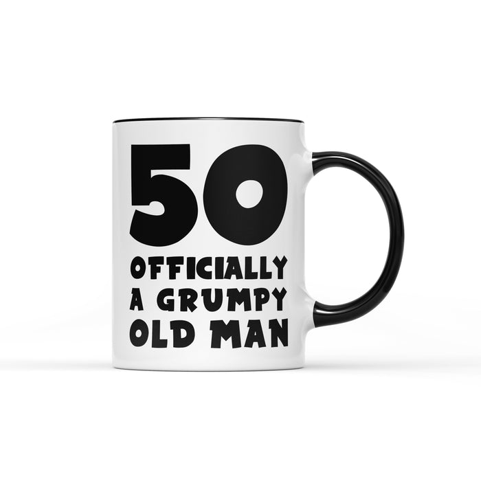 Officially A Grump Old Man Personalised Mug