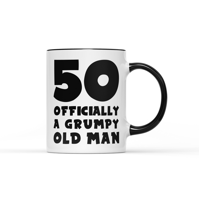 Officially A Grump Old Man Personalised Mug