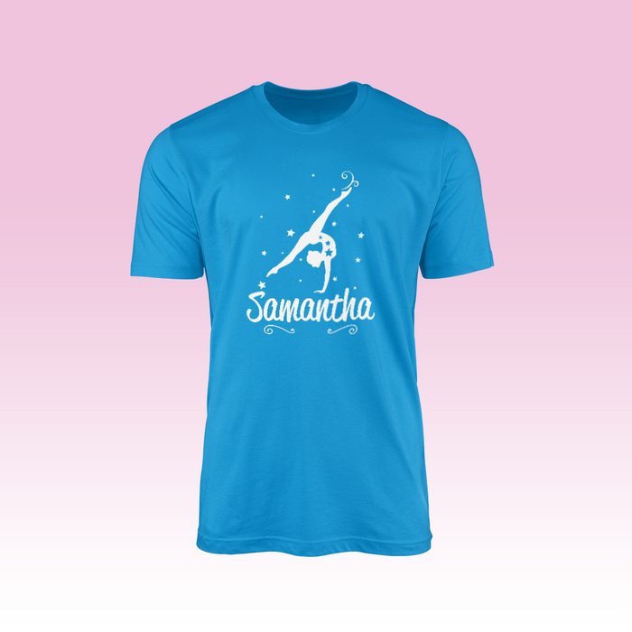 Personalised Gymnast Kids T-Shirt