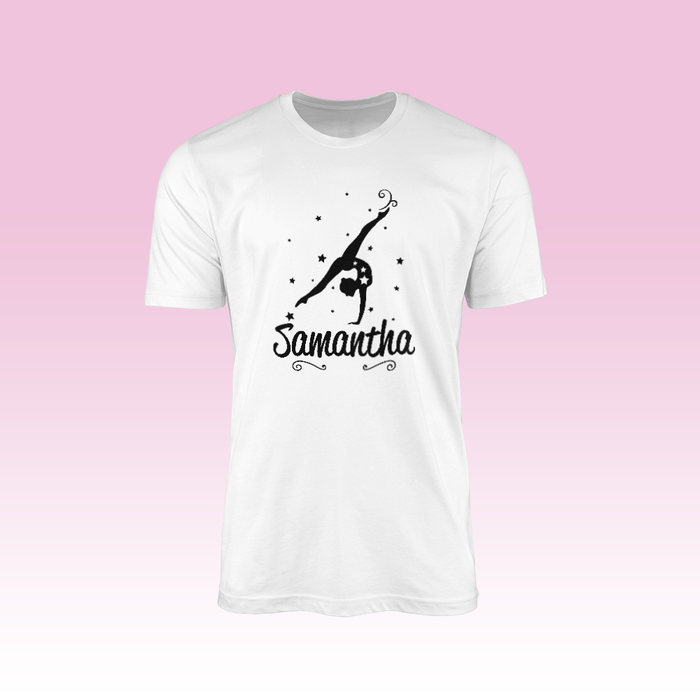 Personalised Gymnast Kids T-Shirt
