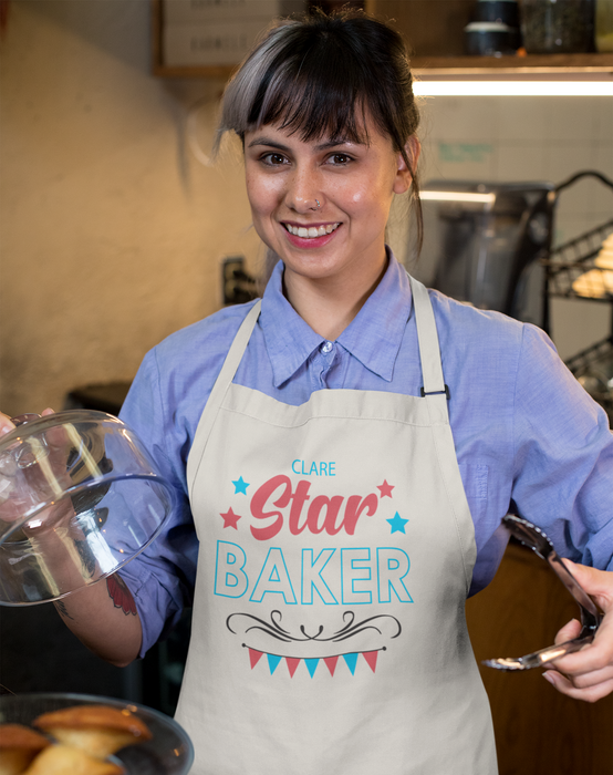 Personalised Star Baker Apron