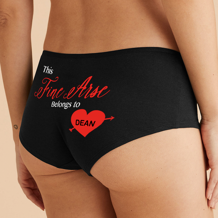 Fine Arse Women's Personalised Name Pants