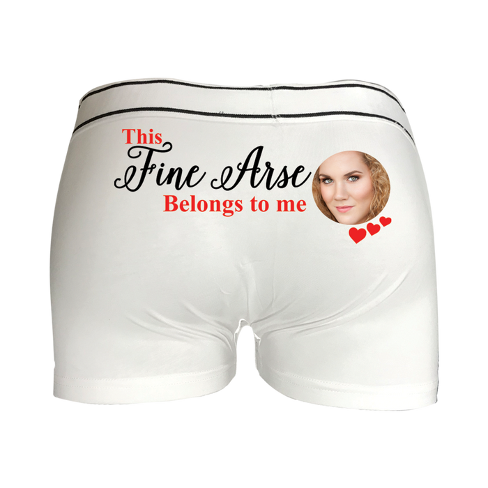 Fine Arse Men's Personalised Photo Boxers