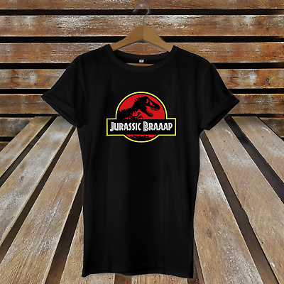 Jurassic Braaaap - Funny Jurassic Park Style Fathers Day Gift Inspired T-Shirt