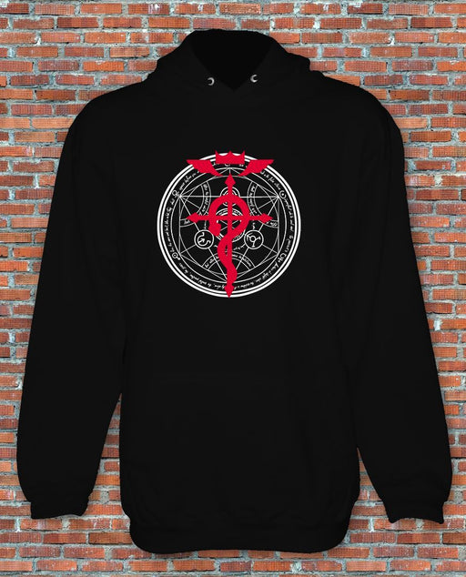 Full Metal Alchemist Sigil Symbol Vintage 90's Anime Hoodies S-2XL