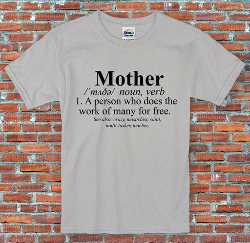 "Definition of a Mother" Gift Mother's Day T-Shirt S-2XL