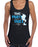 Time to party our tails off Mermaid Bride Squad Cute Slogan Black Vest T-shirt