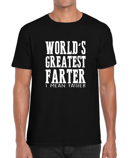 Worlds Greatest Farter Father Fathers Day Printed Gift Graphic T Shirt