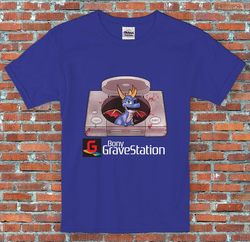 Bony GraveStation Console Spyro Parody Video Game Inspired T Shirt S M L XL 2XL