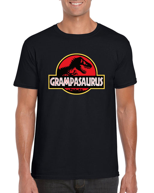 " Grampasaurus " Jurassic Park Style Fathers Day Dinosaur Gift Inspired T-Shirt