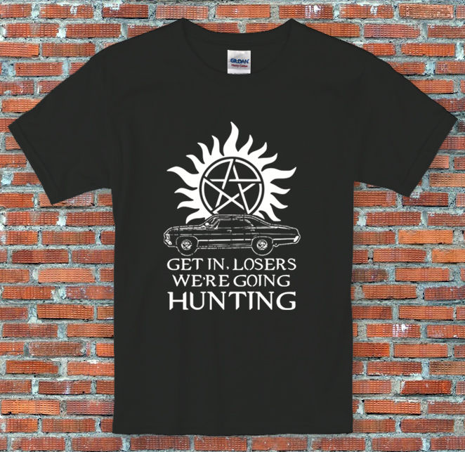 Lets Go Hunting Supernatural Inspired T Shirt S M L XL 2XL