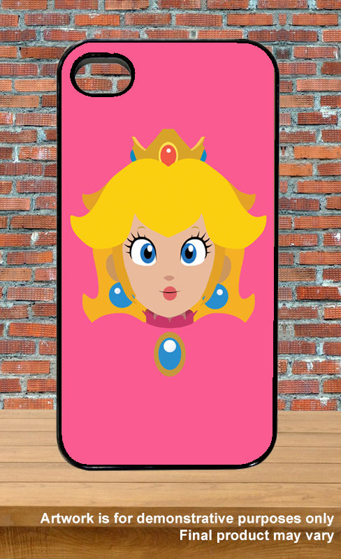 Princess Peach Face Super Mario Video Game Inspired Phone Covers iPhone 4/5/5s