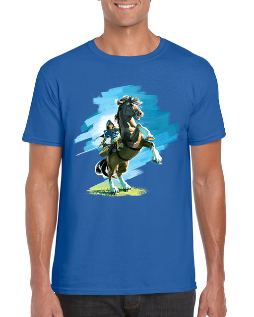 Link Epona Zelda BOTW Inspired T-shirt S-2XL