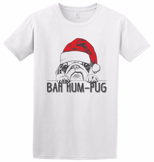 Bah Hum Pug - Cute Santa Christmas Xmas Pug Dog Bug Grinch Gift Inspired T-Shirt